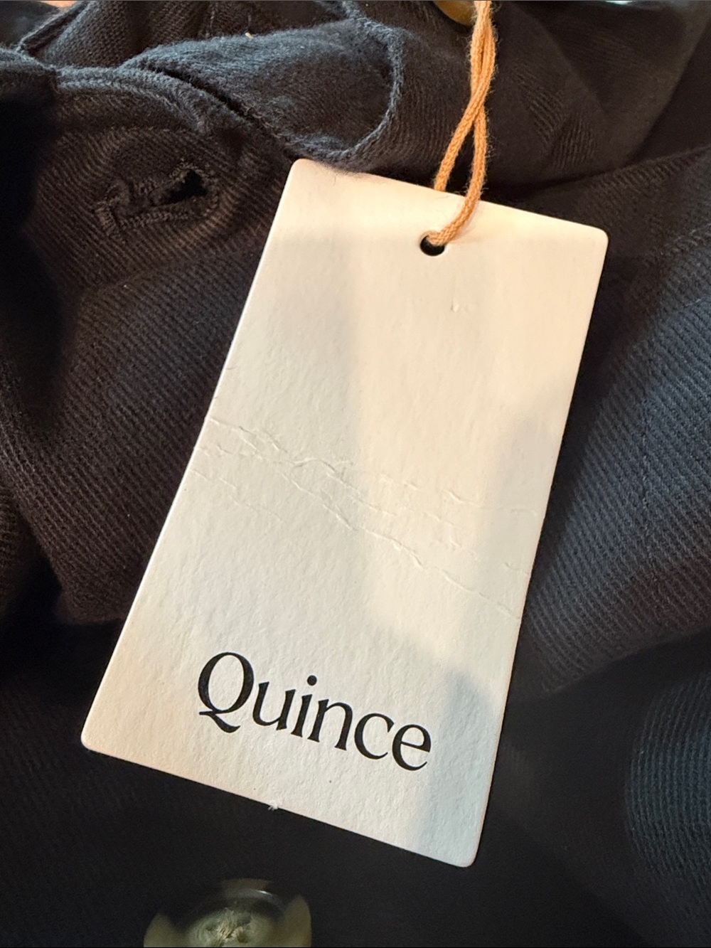 Quince Black Organic Comfort Stretch Chore Jacket Casual Classic Timeless Size M - Picture 10 of 10